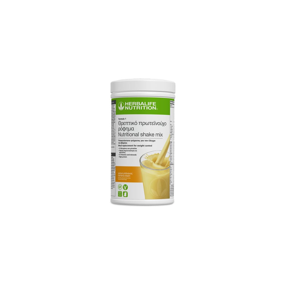Formula 1 Θρεπτικό πρωτεϊνούχο ρόφημα – Banana Cream 550g Formula 1 Θρεπτικό πρωτεϊνούχο ρόφημα – Banana Cream 550g
