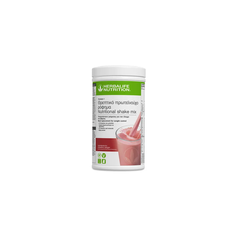 Formula 1 Θρεπτικό πρωτεϊνούχο ρόφημα – Strawberry Delight 550g Formula 1 Θρεπτικό πρωτεϊνούχο ρόφημα – Strawberry Delight 550g
